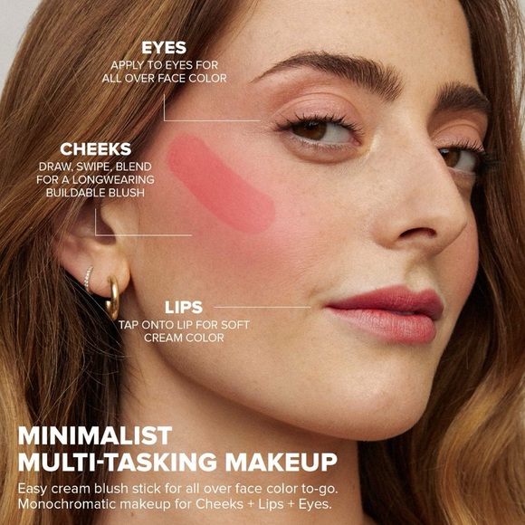 🌿 NUDESTIX Nudies Cream All-Over-Face Blush Color - Picture 4 of 8